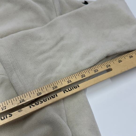 Nike Hoodie Womens Medium Cream Fleece Training Pullover Sweater - Picture 9 of 9